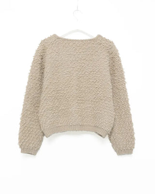 Boucle V-neck cardigan