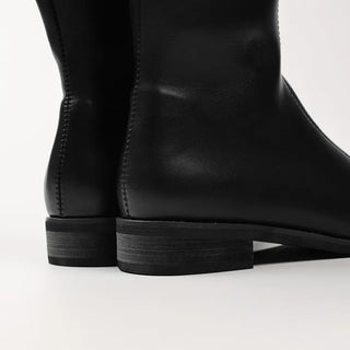 Stitched long boots