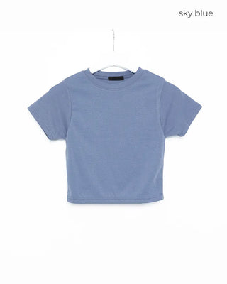 Cropped soft t-shirt