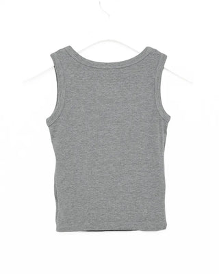 Simple button sleeveless dress