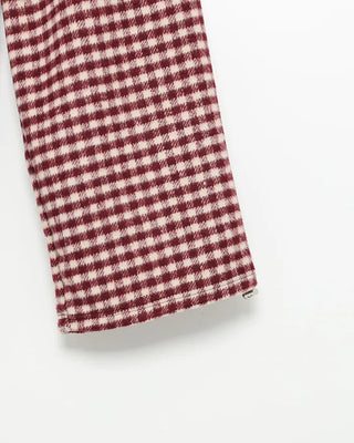 Checkered Pants with Waistband