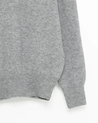Wool knit hoodie
