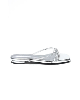 Strap Square Toe Slippers
