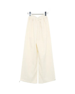Flower Jacquard Banding Pants