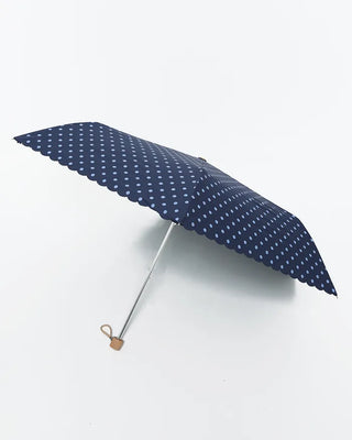 Dot Scallop Hem All-Weather Umbrella