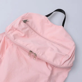 Casual zippered backpack