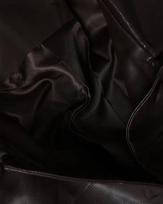 Simple leather jacket