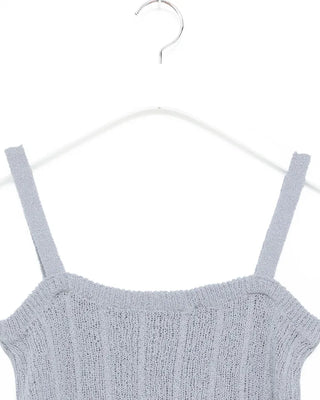 Summer ribbed knit camisole top