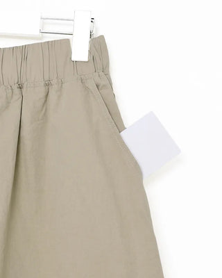 (Unisex) Elastic Waist Cotton Cargo Pants