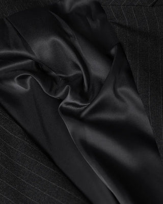 Pinstripe tailored collar single jacket