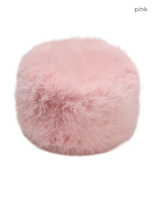 Fur knit beanie