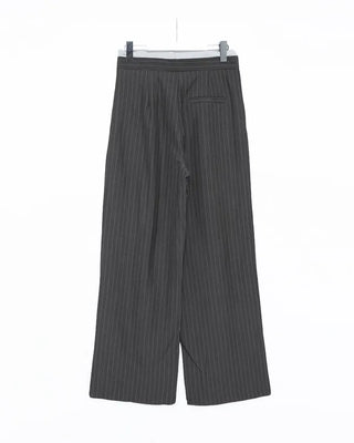 Two-tone striped banding slacks