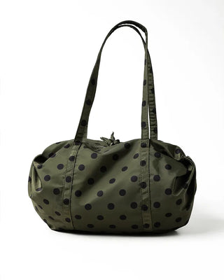 Polka Dot Nylon Shoulder Bag