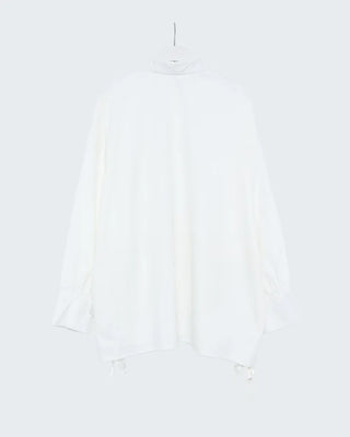 Oversized drawstring shirt