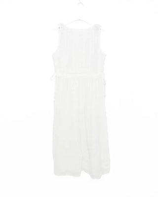 Button lace long dress