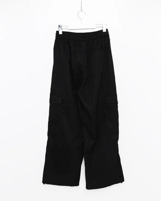 Cargo wide drawstring pants