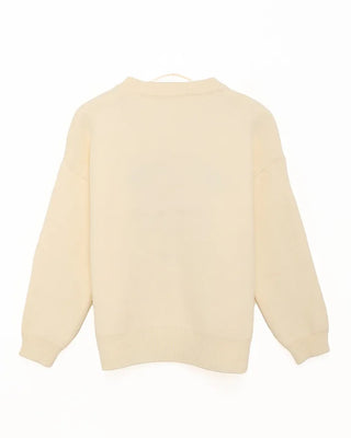 Lettering Round Knit