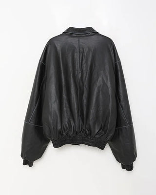 (Unisex) Fading Eco Leather Jacket