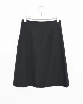 Pleated midi skirt