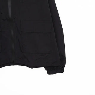 (Unisex) Pocket Hooded Windbreaker