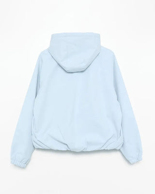 Hooded windbreaker jacket