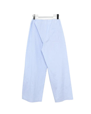 Color-blocked mini striped pants