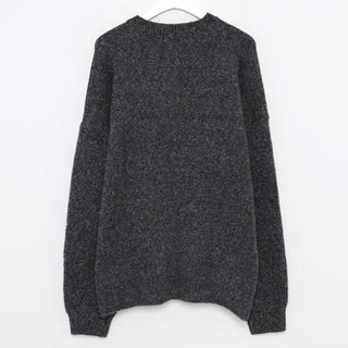 Henley neck basic knit