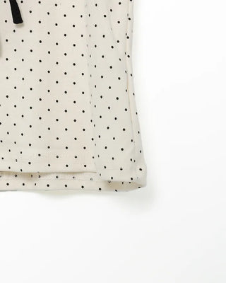 Dot tie half-sleeve T-shirt