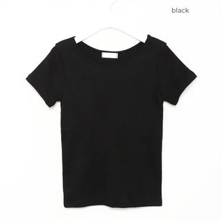Basic slim short-sleeved T-shirt
