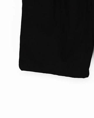 Twill balloon wide pants