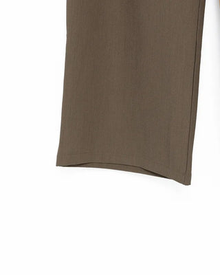 Double-pleated wide-fit slacks