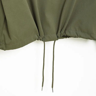 (Unisex) Front Button Anorak Parka