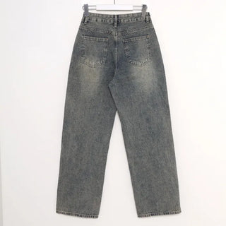 Vintage Washed Denim Pants