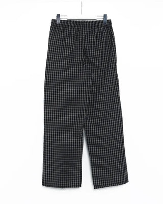 Checked parachute pants