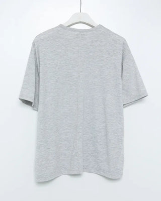 Simple layered crew neck short-sleeve T-shirt