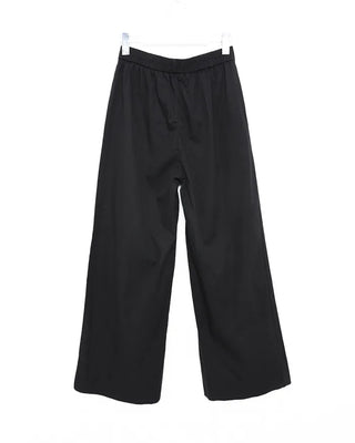 Two-pleat cotton pants
