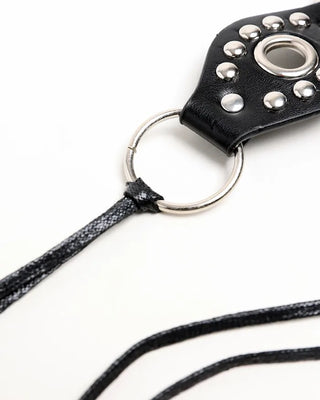 Vintage studded strap belt
