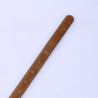 Simple faux leather belt