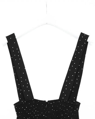 Pleated smoked overalls