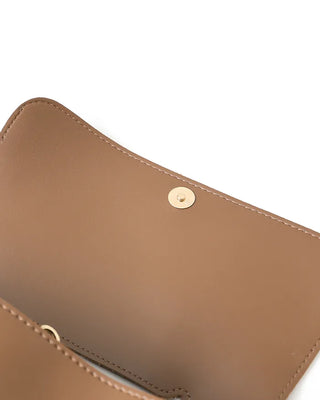 Flap belt shoulder bag
