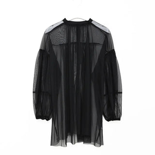 Sheer layered blouse