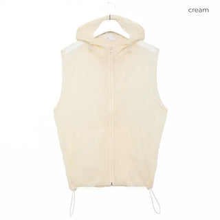 (Unisex) Square Hooded Light Anorak Vest