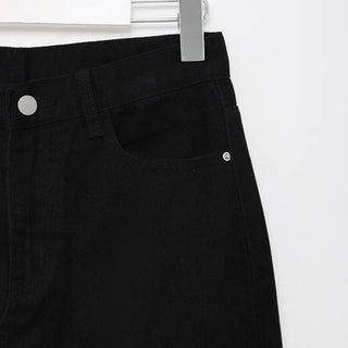Front slit long skirt