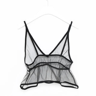 See-through bustier
