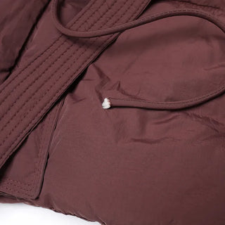 Ribbon Hooded Down Jumper