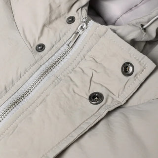 Simple Hooded Padded Jacket