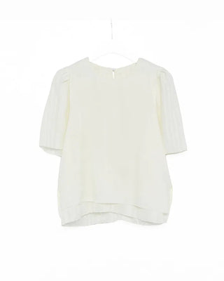 Frill wave blouse