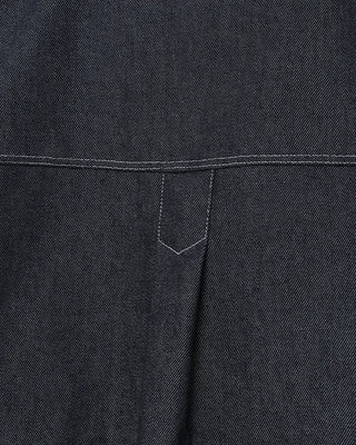 Non-washed denim shirt jacket