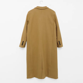 Tailored collar long coat