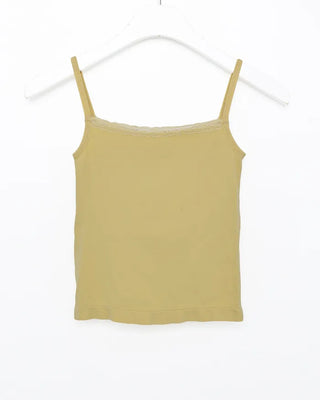 Lettering Lace Neck Bra Camisole